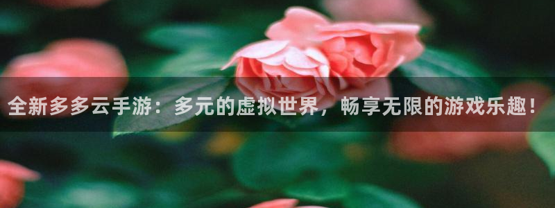 极悦娱乐游戏：全新多多云手游：多元的虚拟世界，畅享无限的游戏